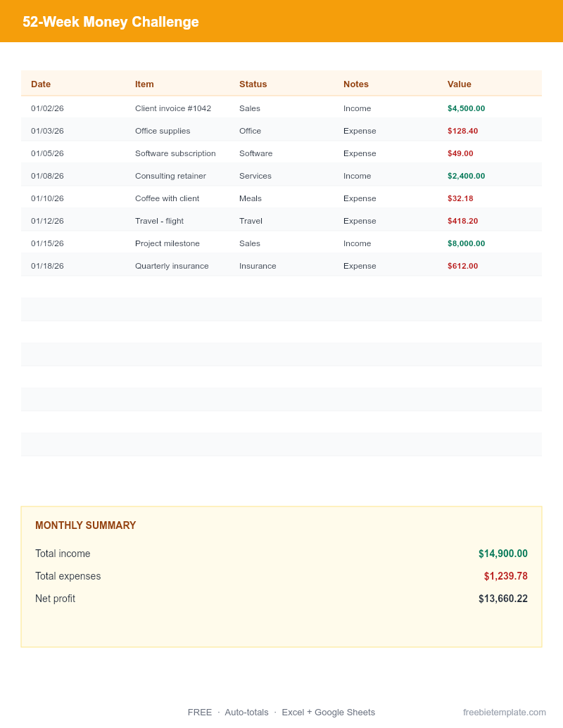 52-Week Money Challenge preview